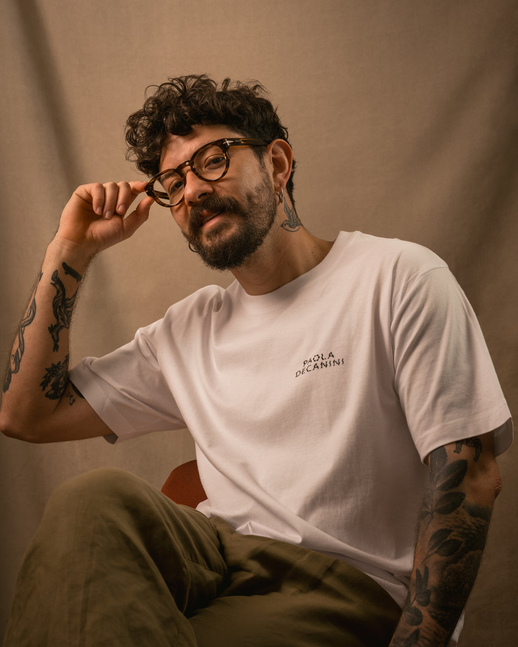 Playera Blanca - Después del Norte por Paola Decanini