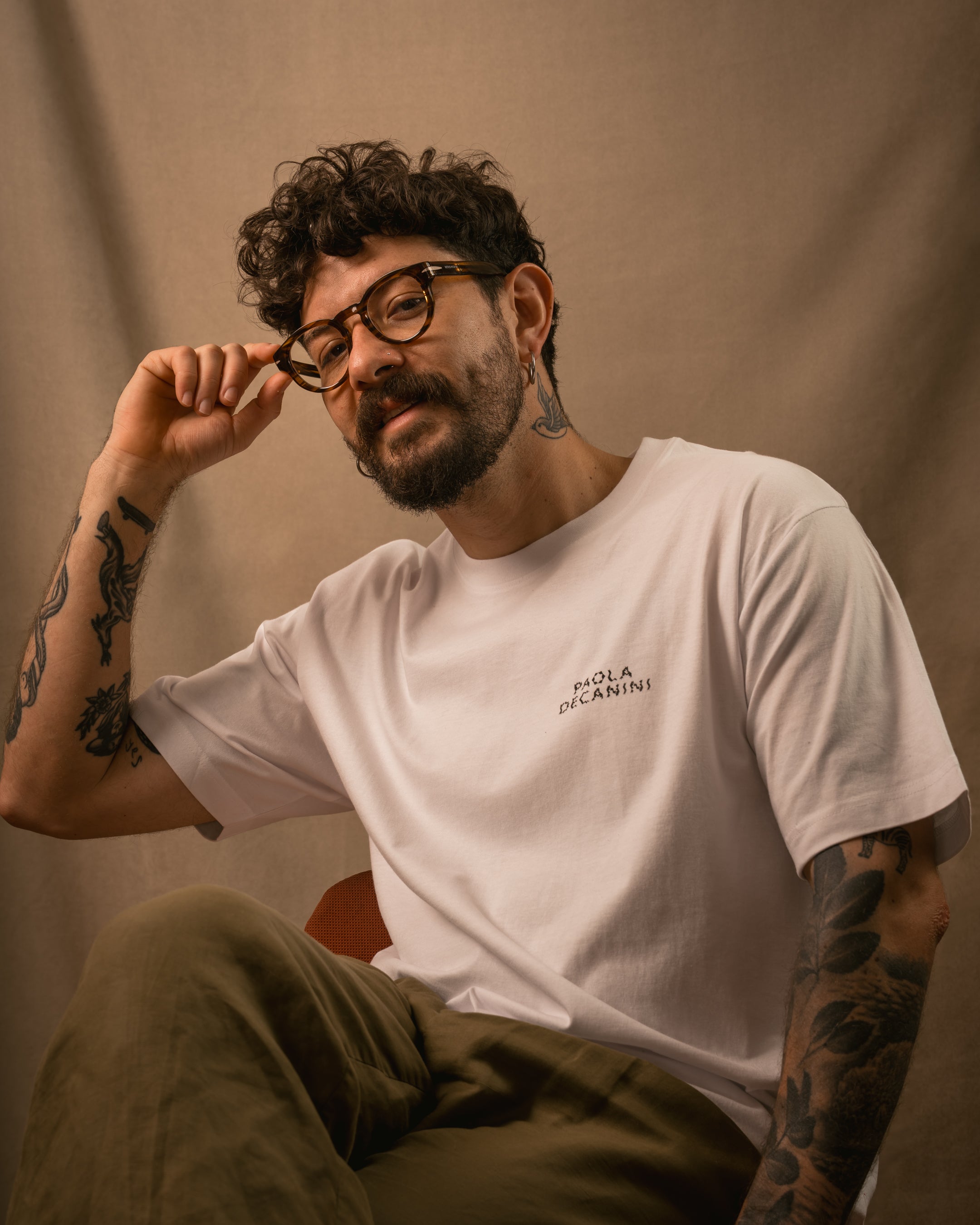 Playera Blanca - Después del Norte por Paola Decanini