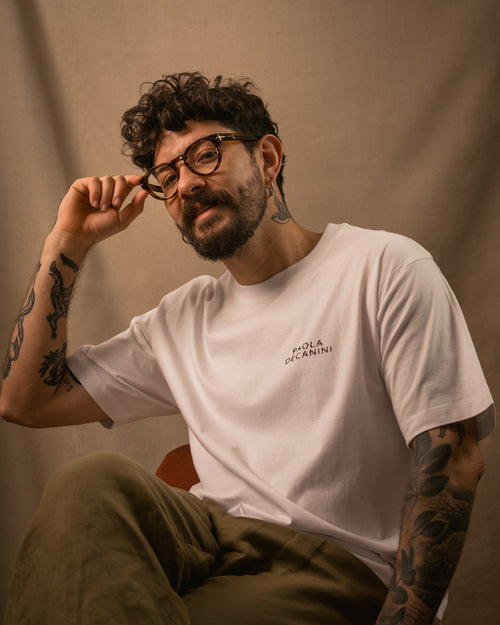 Playera Blanca - Después del Norte por Paola Decanini