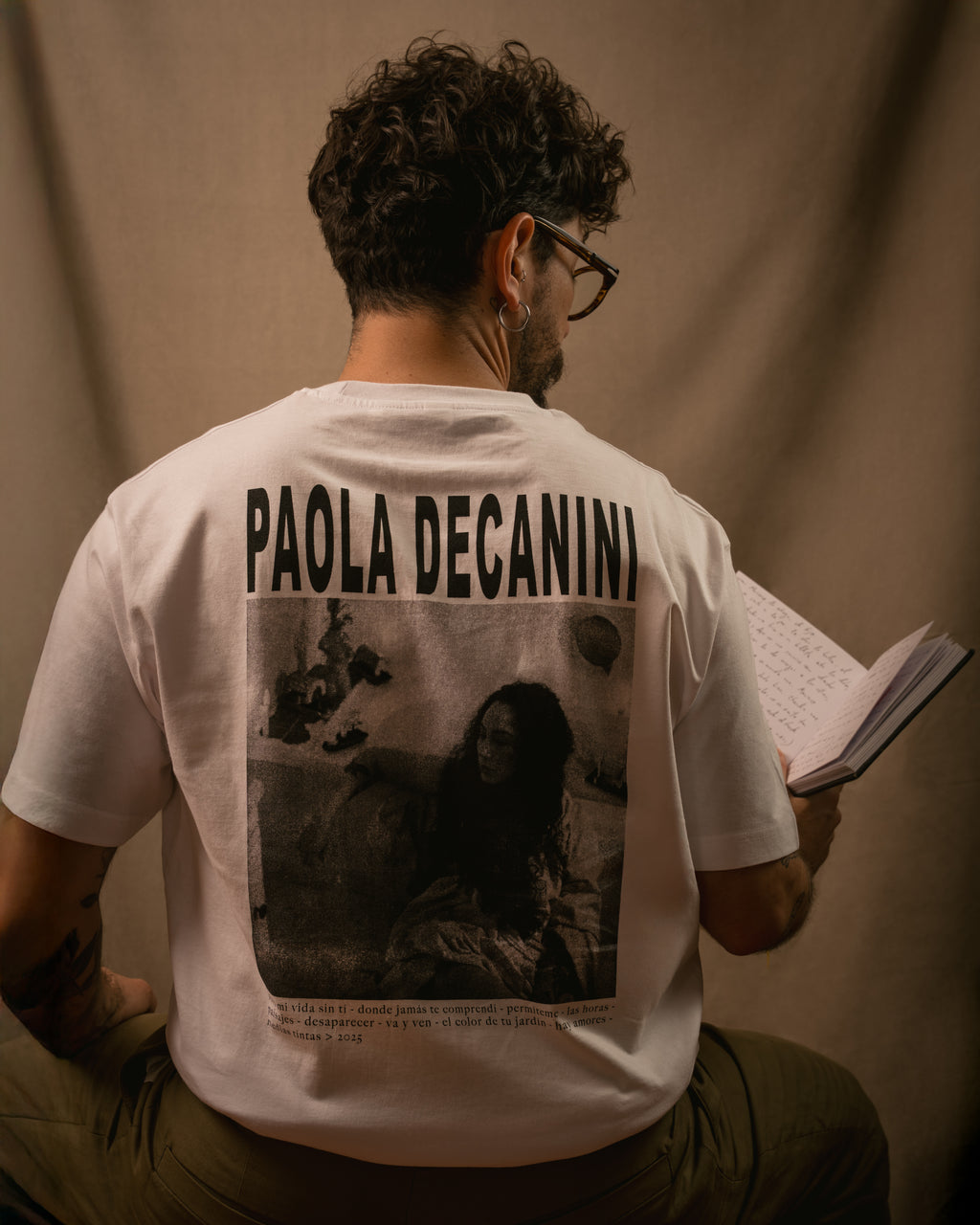 Playera Blanca - Después del Norte por Paola Decanini