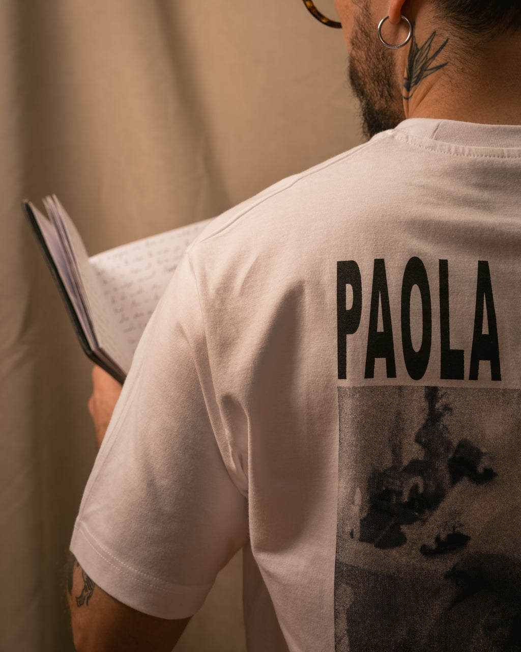 Playera Blanca - Después del Norte por Paola Decanini