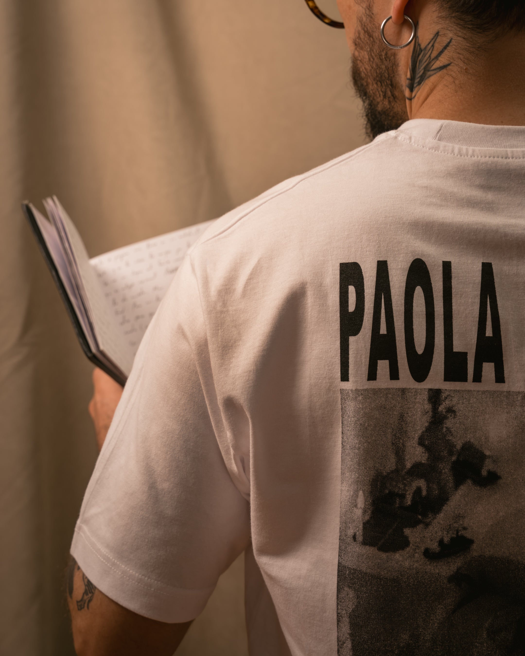 Playera Blanca - Después del Norte por Paola Decanini