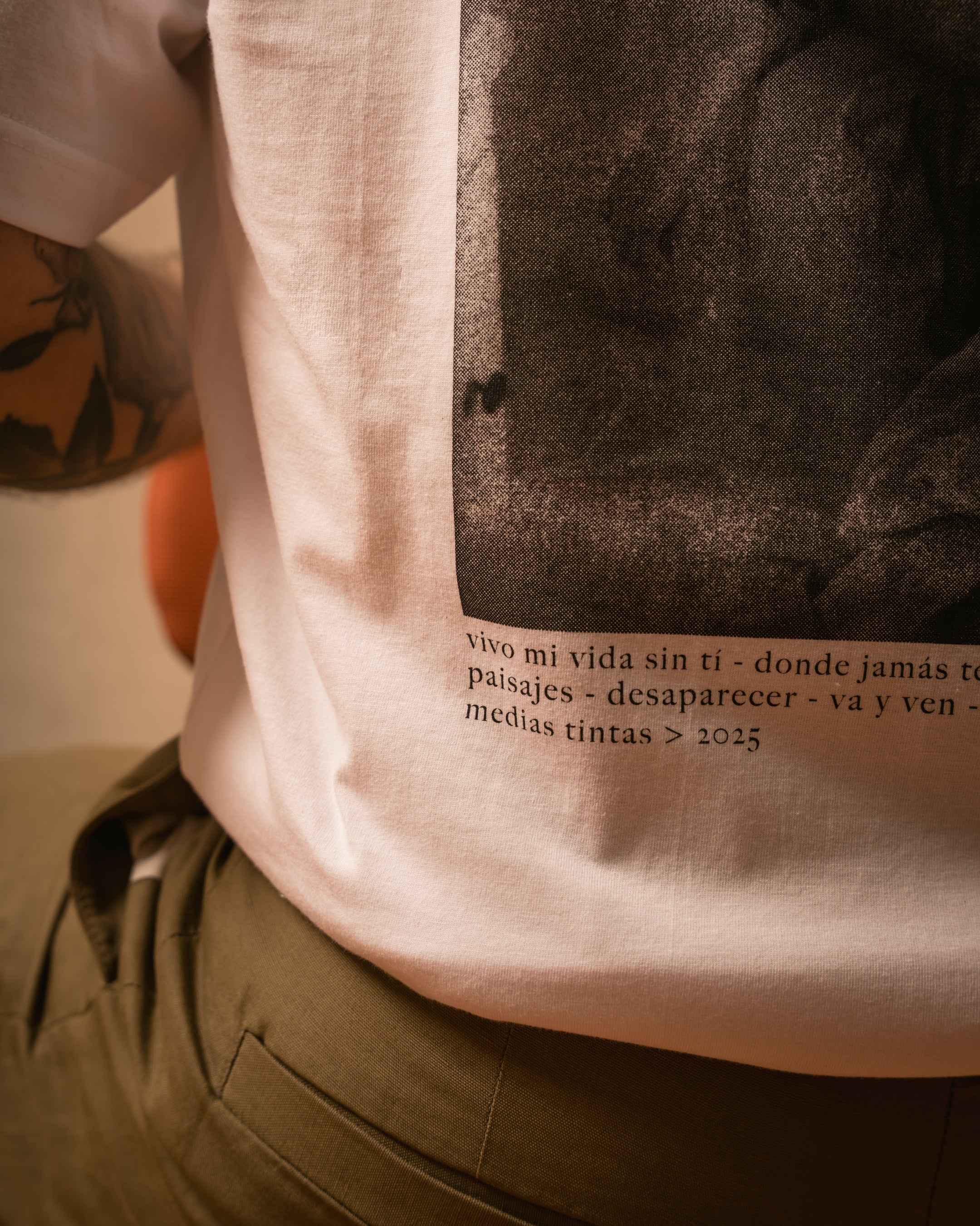 Playera Blanca - Después del Norte por Paola Decanini